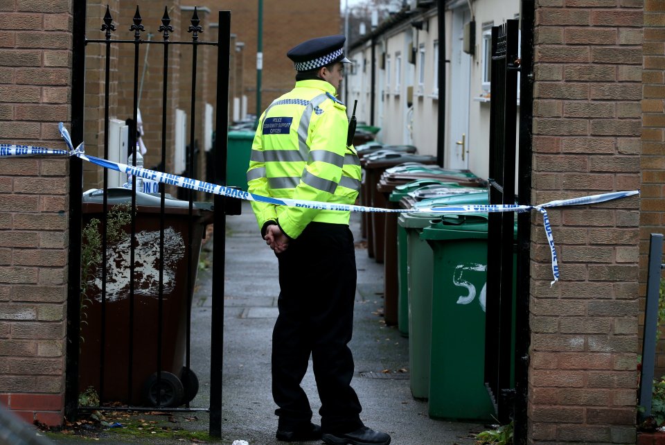  West Walk was cordoned off at both ends while police officers and forensics experts combed the scene for clues.