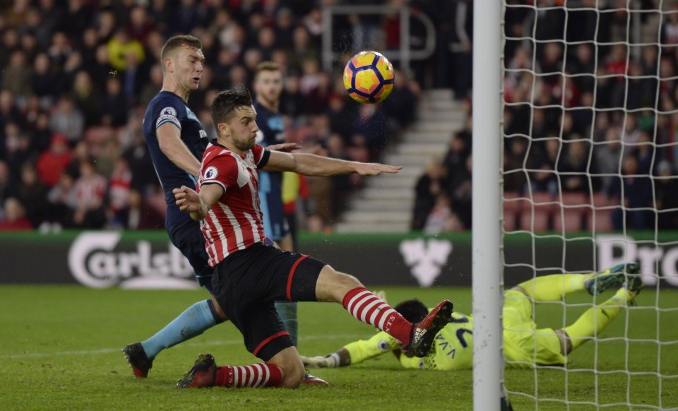 Jay Rodriguez put the ball over from a yard out in stoppage time