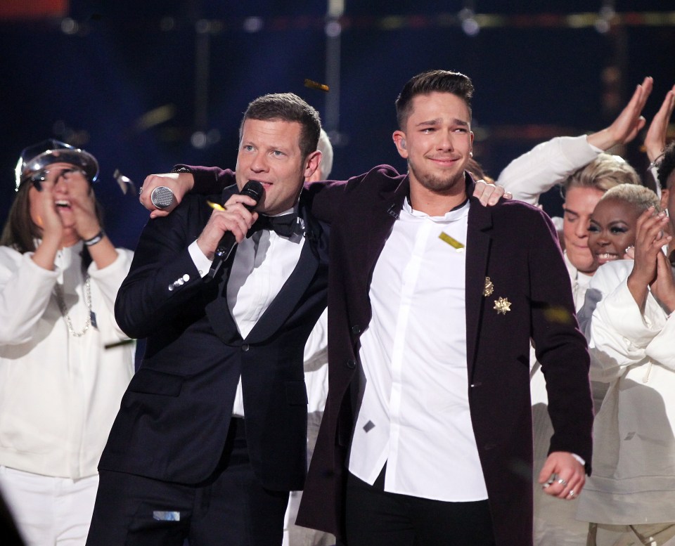 Matt was crowned the winner of the X Factor on Sunday