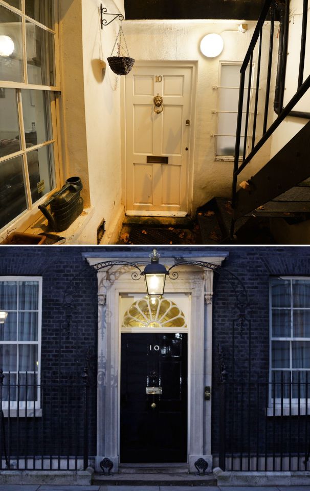  One is a basement flat in north London, the other is among the most famous addresses in the country