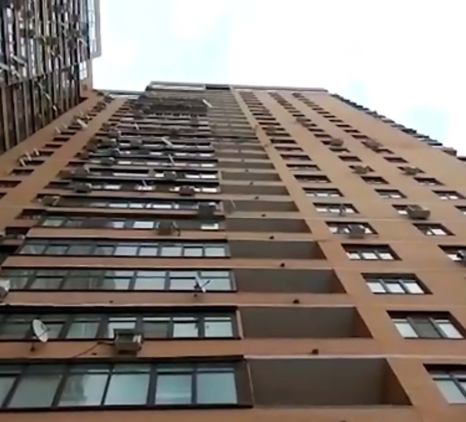  The 20-year-old reportedly jumped from the 23rd floor of this apartment building