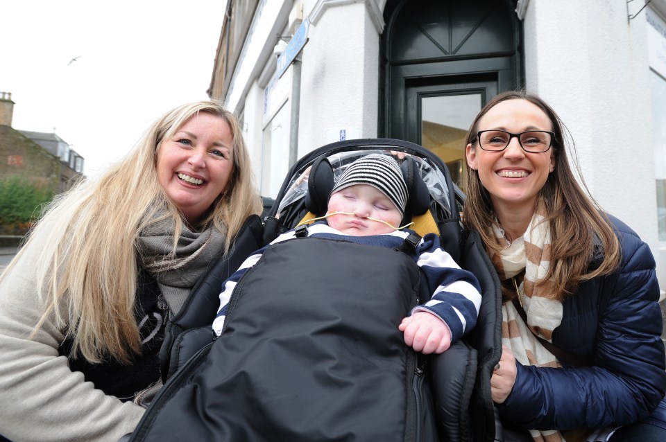  Lottery winner Gillian Bayford (left) has bought a house for Jenny and Blake to live in