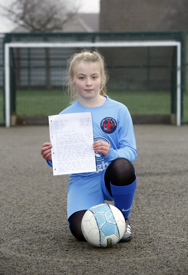  Nancy has hit out at the FA saying she doesn't need pink freebies to convince her to play football