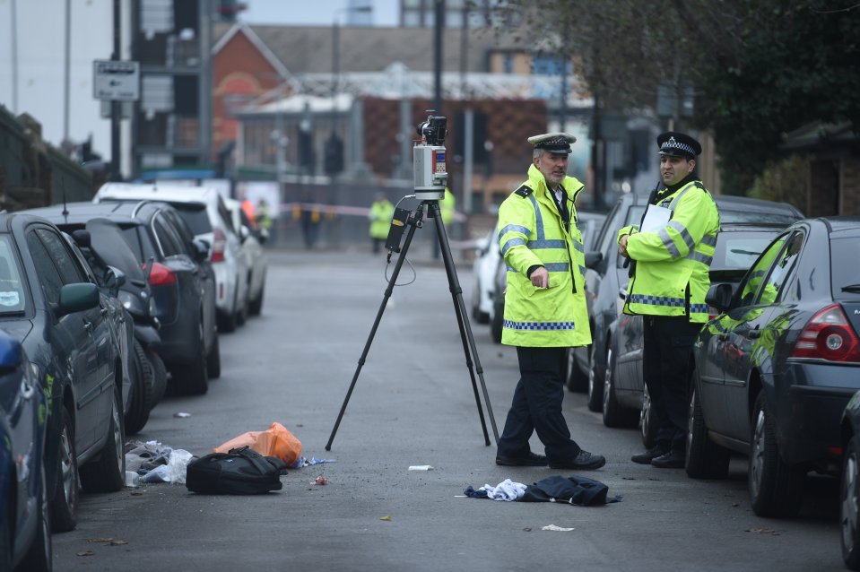  One witness described seeing the sports car send a pedestrian 'flying over a bridge'