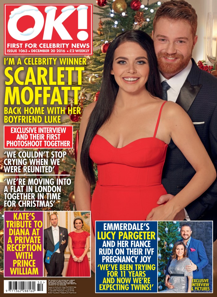  Scarlett Moffatt has revealed she is moving to London with boyfriend Luke Crodden