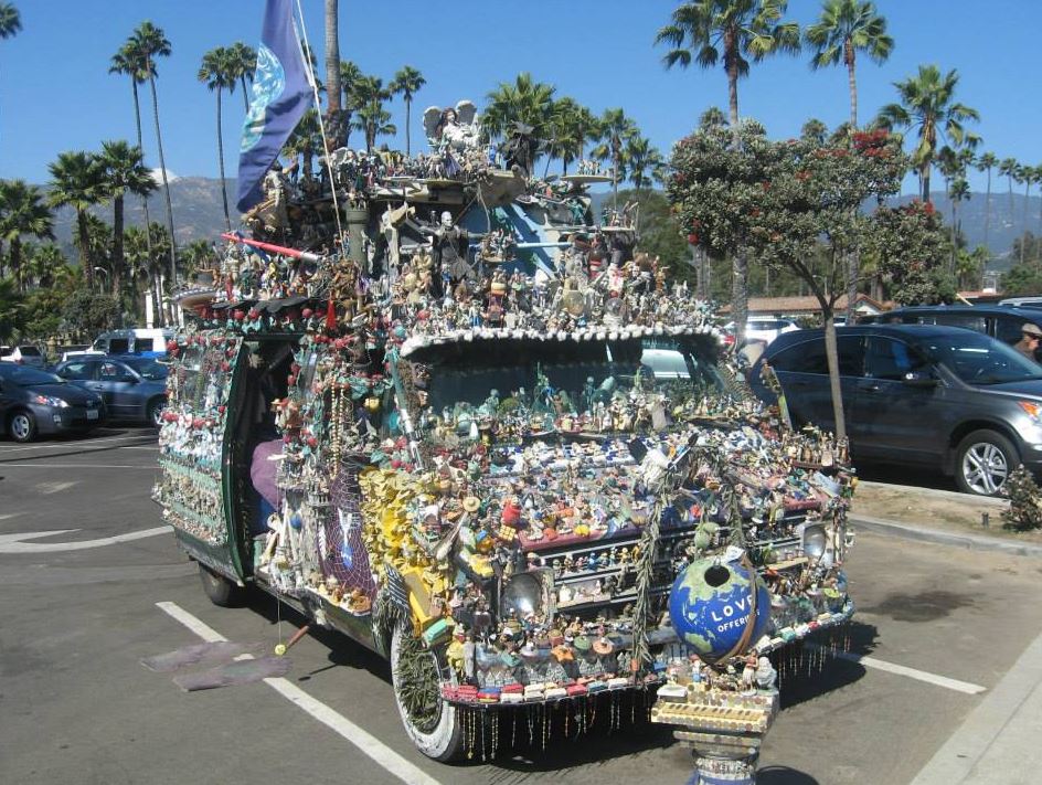  The van is now kept in storage over the winter and is wheeled out to entertain crowds of tourists during the summer months in Santa Barbara