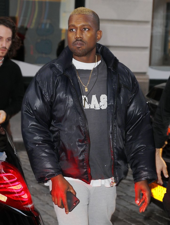  Kanye West was seen looking healthy and relaxed in New York on Monday