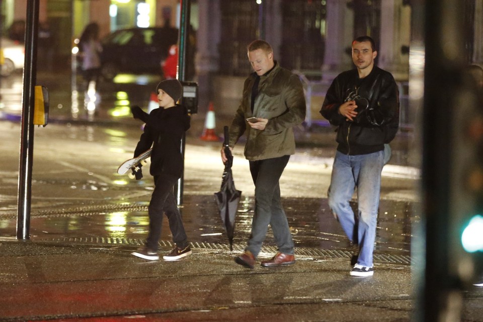  The youngest lad in the Beckham brood joined his team in London for the shoot