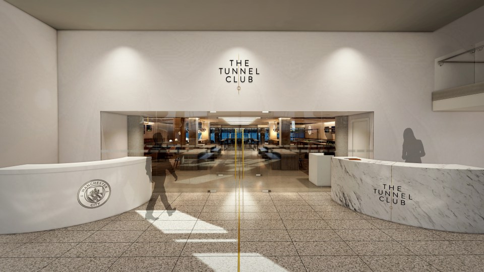  The club will have an immaculate reception, which will also be used by the players