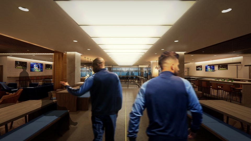  The players will walk through The Tunnel Club prior to kick off