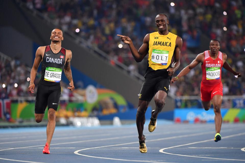  Usain Bolt confirmed his status as the best sprinter ever with another three Olympic golds