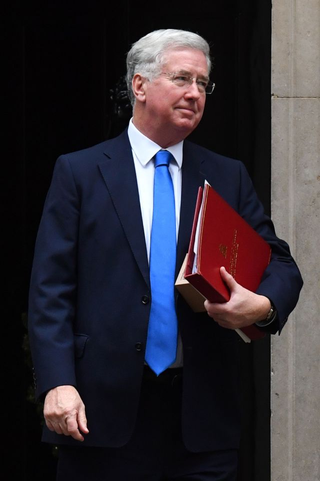  Michael Fallon has been accused of misleading the public with the number of armed forces Britain has