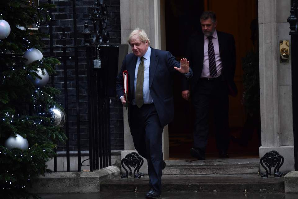  But the Foreign Secretary Boris Johnson didn't seem to be carrying his one