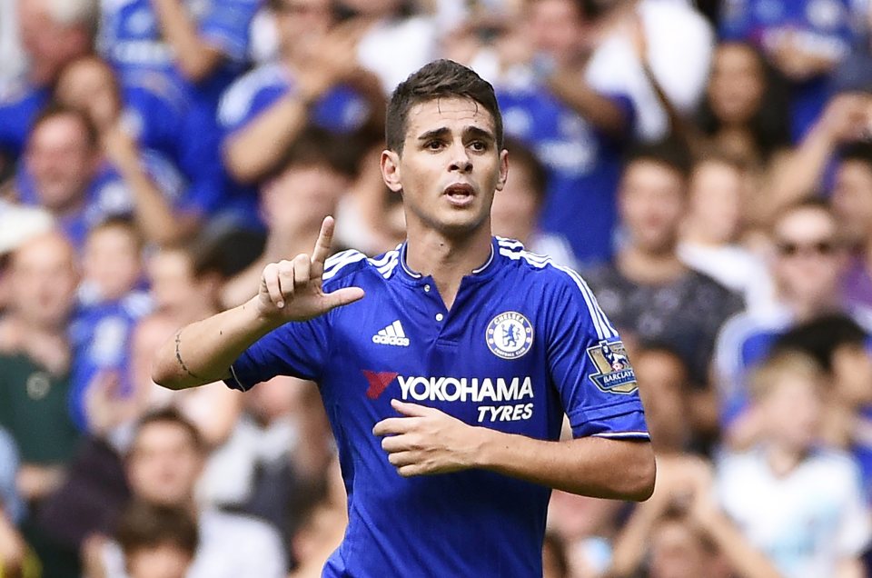  Oscar left Chelsea in a £52million switch to Shanghai SIPG