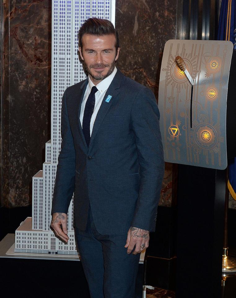  David Beckham attended the UNICEF 70th Anniversary event in NYC in December