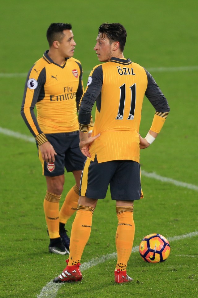  Alexis Sanchez and Mesut Ozil are best pals on and off the Arsenal pitch