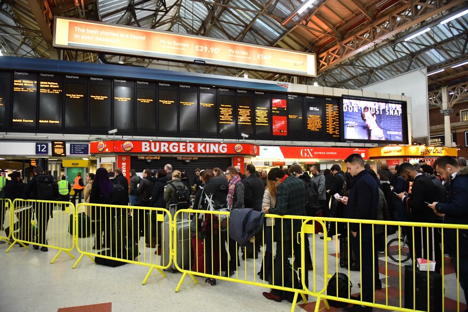  Passengers have been stranded at London Victoria today with further strikes planned for Friday