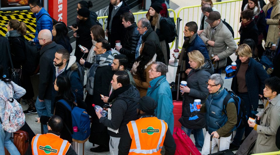  Holiday plans may have been jeopardised for some London Victoria commuters today who were using Gatwick Express