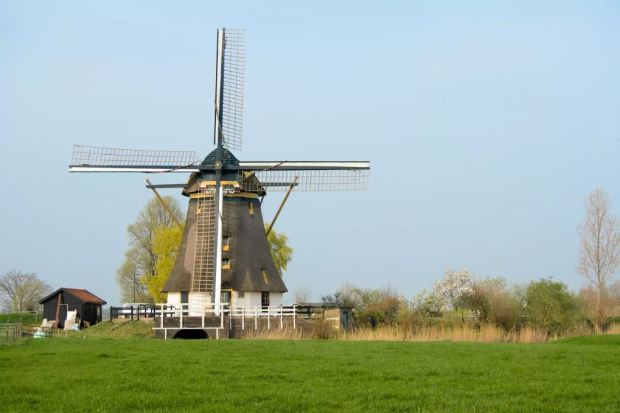 This authentic Dutch windmill is just a few miles from Amsterdam