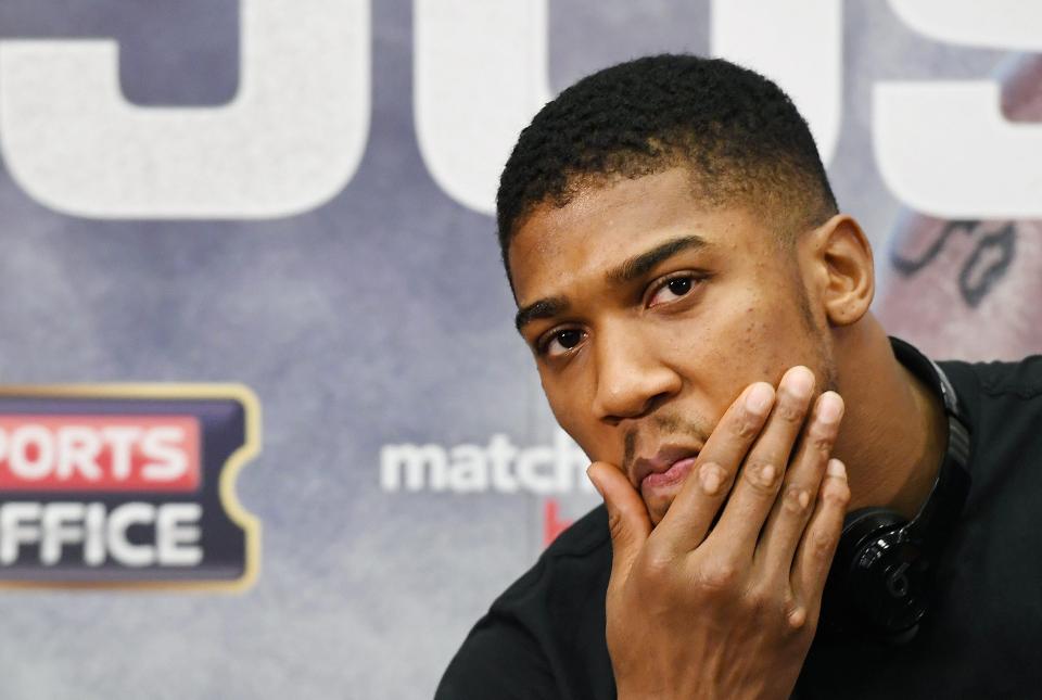  Anthony Joshua will not let the older statesman take liberties with him