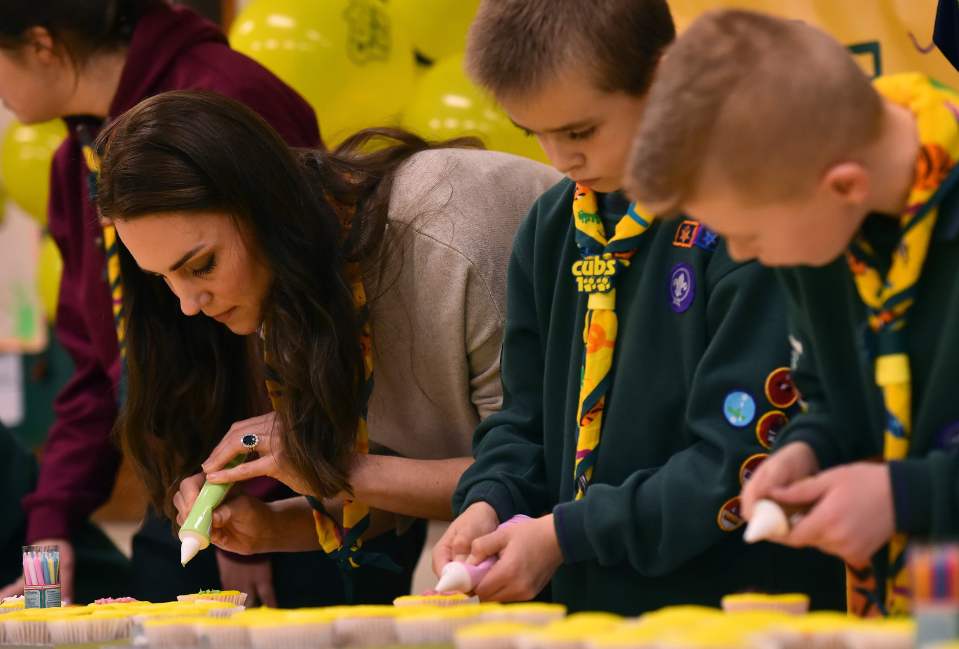  Arts and crafts were also a big part of Kate's day out