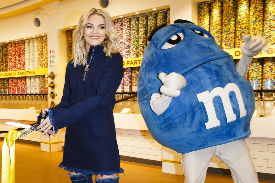  Louisa launched the worlds largest chocolate wall at M&M's in Leicester Square