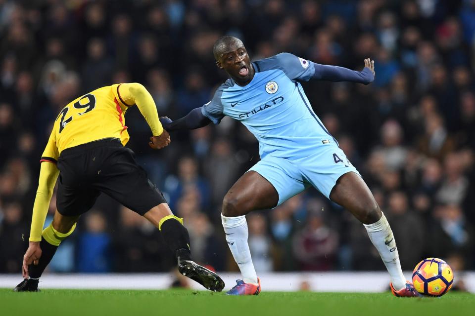  Manchester City's Yaya Toure is also on Santos' shopping list