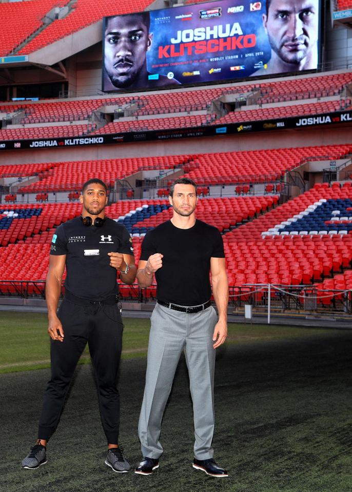  Anthony Joshua vs Wladimir Klitschko is a friendly affair for now