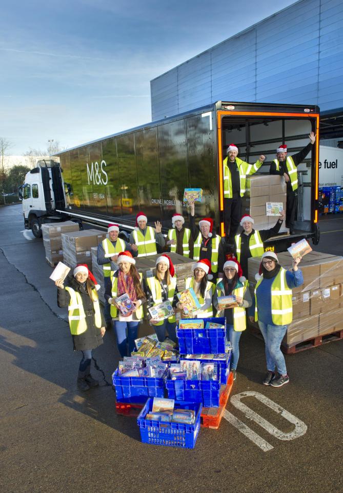  Marks and Spencer kindly donated 20,000 toys