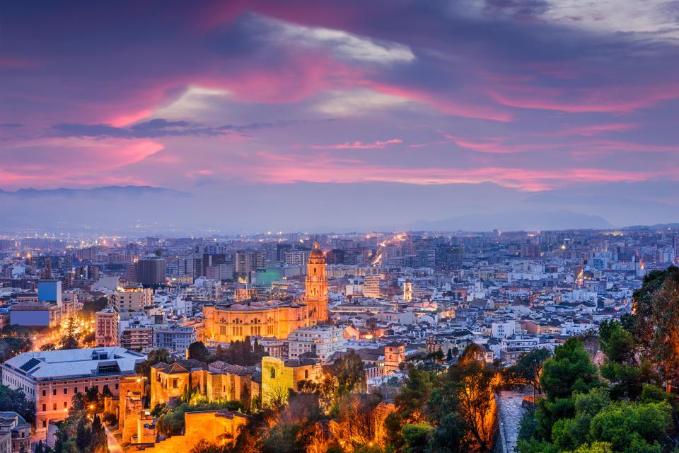 The Spanish city of Malaga was the second most searched for destination on Google 