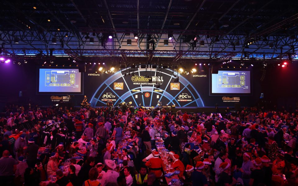 There were 3,000 fans in attendance at Ally Pally on Thursday