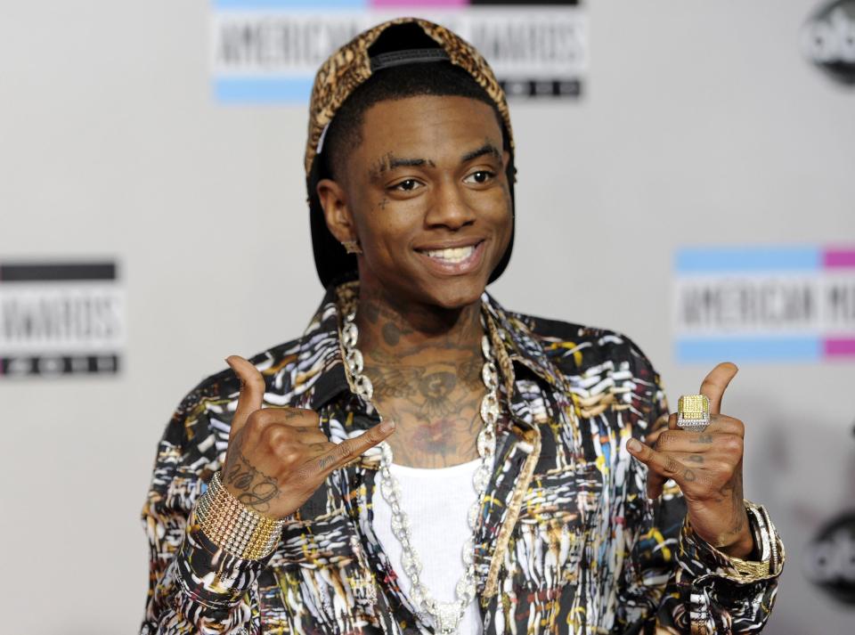  Arrested ... cops took Soulja Boy into custody after receiving an anonymous tip the star had a gun, the LAPD has revealed