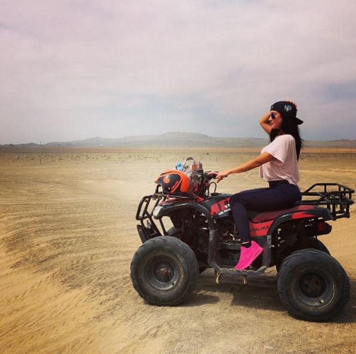 The women enjoyed a dune buggy trip during one stop-off