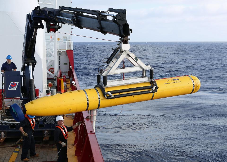  The drone, which records measurements of the ocean, was taken by a Chinese warship