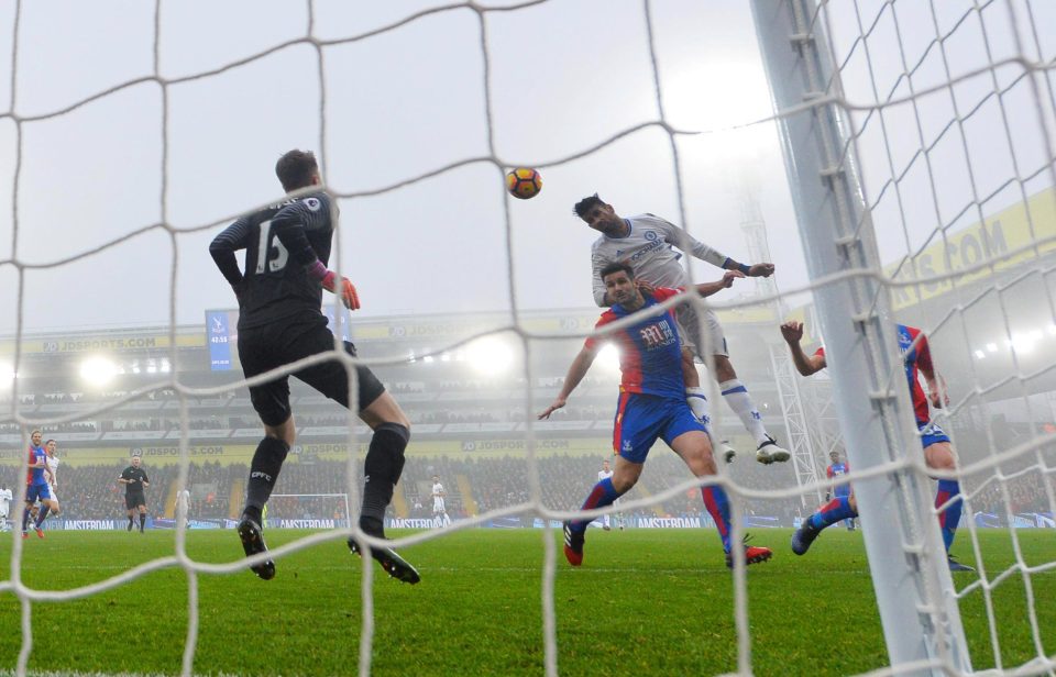  Diego Costa scored the only goal of the game on Saturday as Chelsea defeated Crystal Palace 1-0