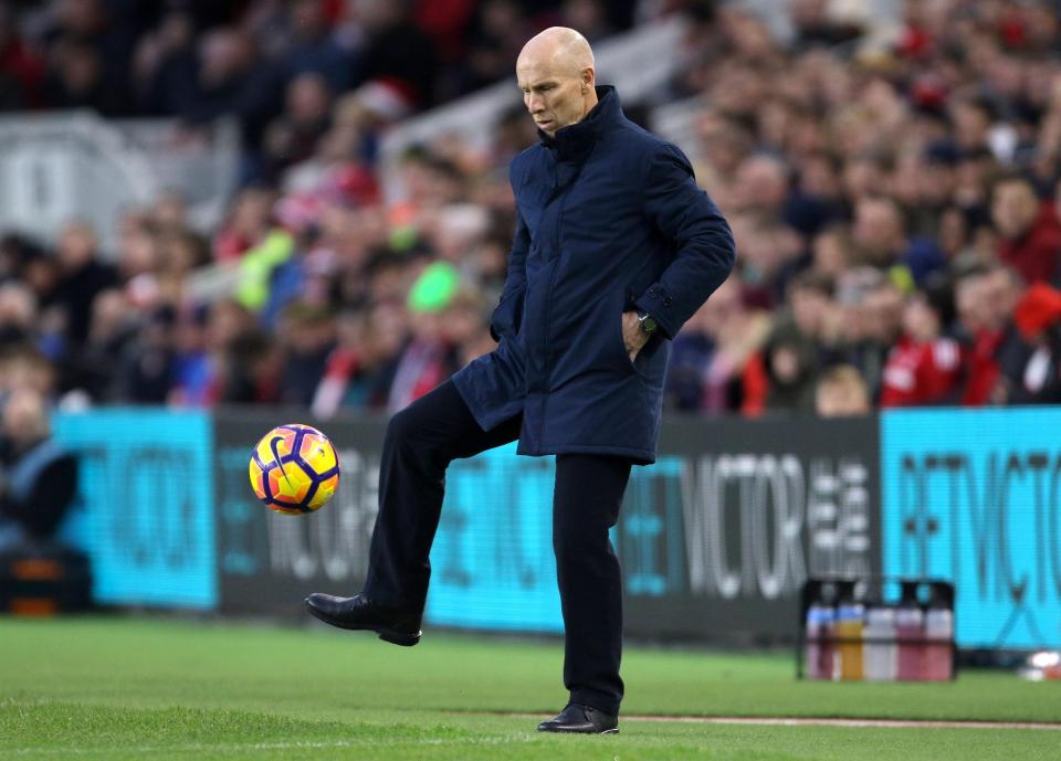  Bob Bradley will be under pressure to get the three points on Boxing Day against West Ham