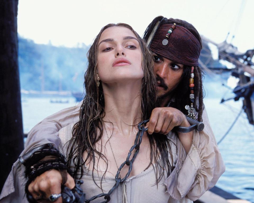  Keira has reportedly filmed new scenes with Johnny Depp's Captain Jack Sparrow