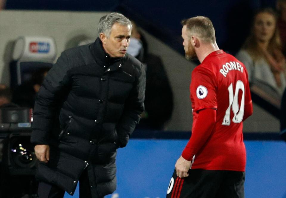  Mourinho had to juggle the Wayne Rooney problem at the start of his tenure