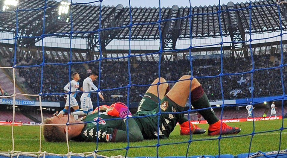  Hart conceded five in his last game against Napoli