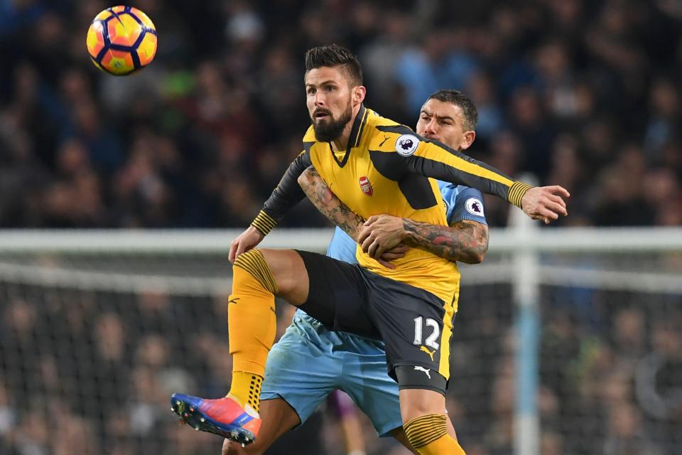  Target man Olivier Giroud made virtually no impact off the bench