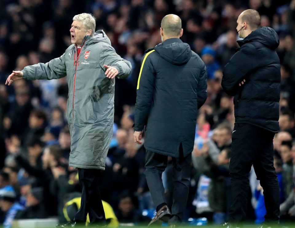  Gunners manager Arsene Wenger again moaned his team were on the rough end of poor refereeing decisions