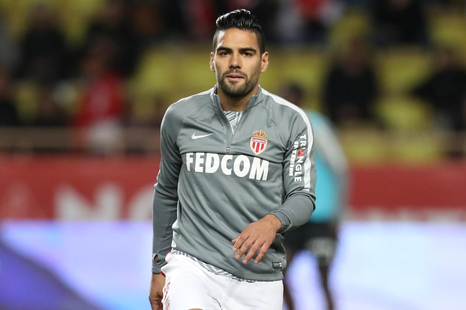  Radamel Falcao and Monaco will be hoping to close the gap on Sunday night