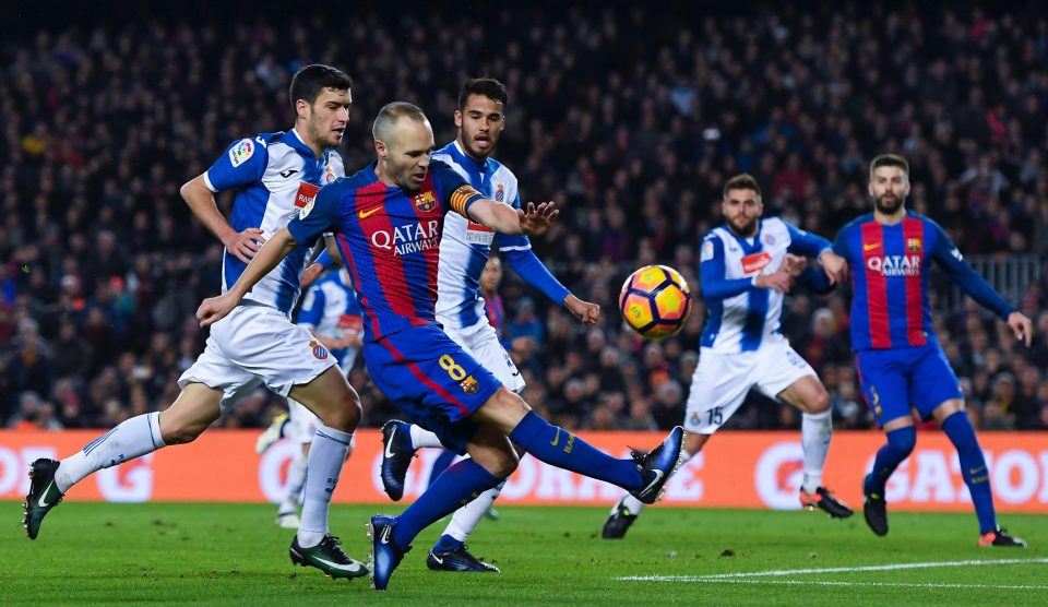  World Cup winner Andres Iniesta is still a pivotal player for Spain giants Barcelona