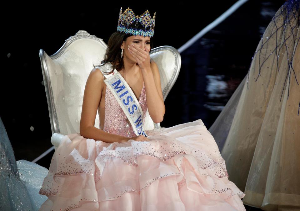  The stunning model and musician was crowned tonight in Washington DC