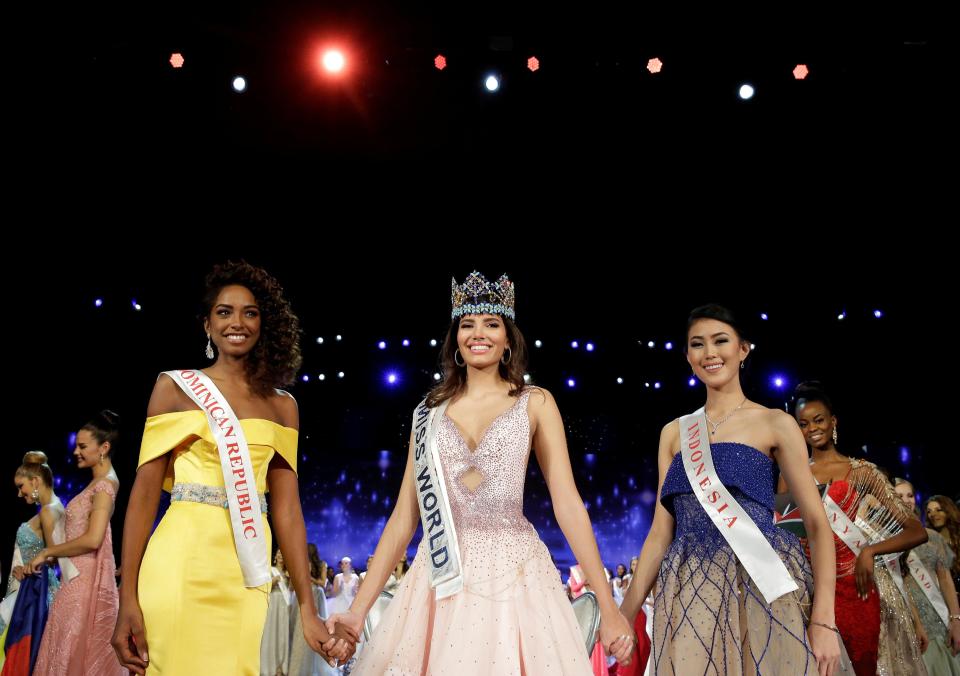  Stephanie was crowned ahead of runners-up from the Dominican Republic and Indonesia