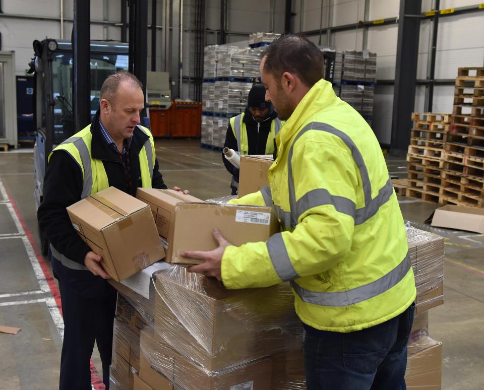  Boxes of toys flood in at News UK printing HQ