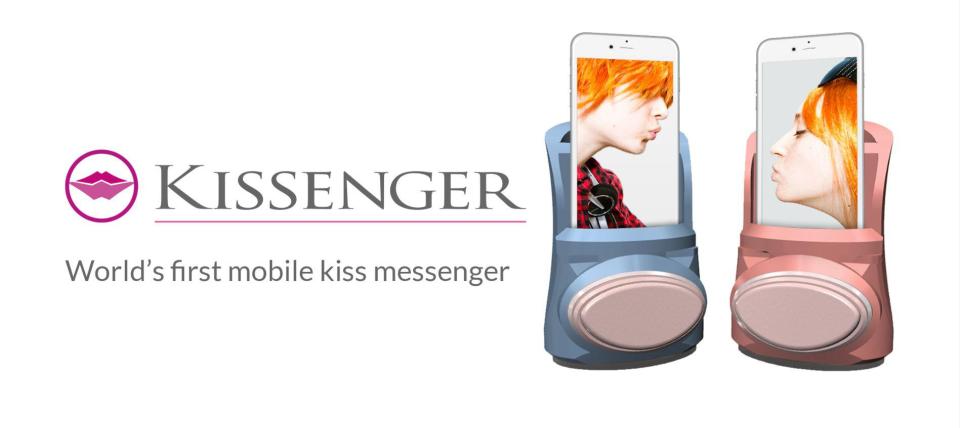  You'll soon be able to snog through your smartphone using this bizarre gadget