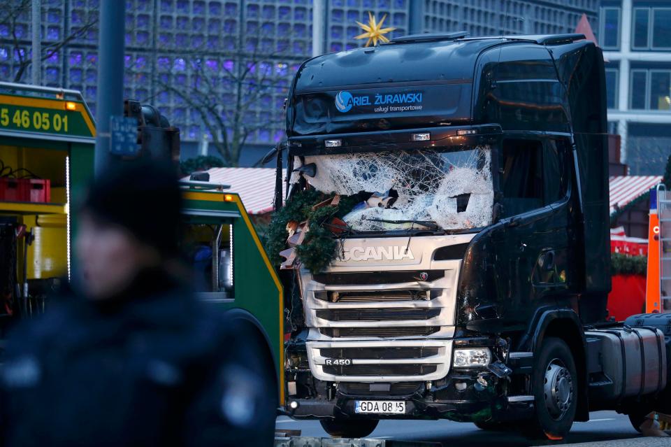  A German museum is considering placing a truck used to kill 12 at a Berlin Christmas market on display