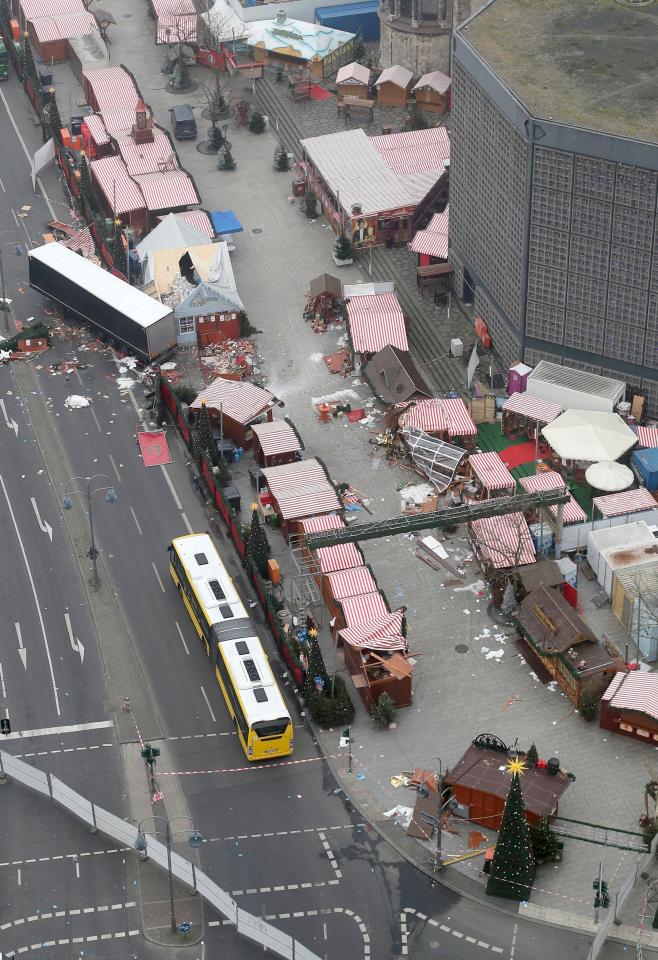  Berlin carnage shows the aftermath of the terror truck attack