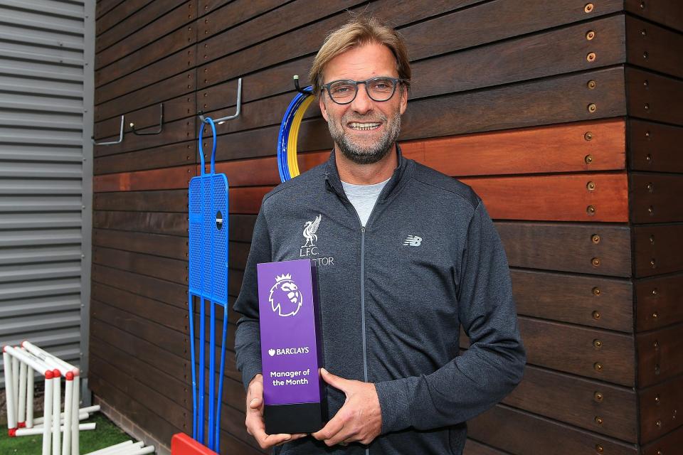  Remember when Premier League awards actually looked like awards? Now poor old Jurgen Klopp just gets a perfume box with nothing in it.